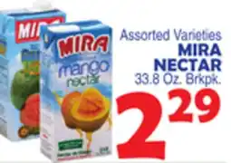 Bravo Supermarkets MIRA NECTAR offer