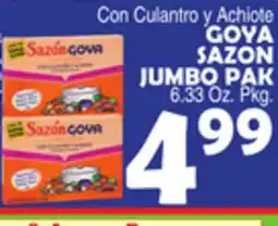Bravo Supermarkets GOYA SAZON JUMBO PAK offer
