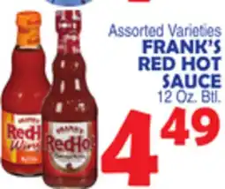 Bravo Supermarkets FRANK'S RED HOT SAUCE offer