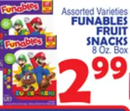 Bravo Supermarkets FUNABLES FRUIT SNACKS offer