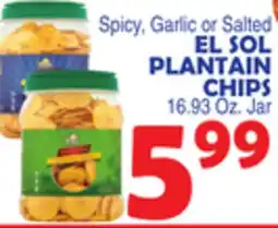 Bravo Supermarkets EL SOL PLANTAIN CHIPS offer