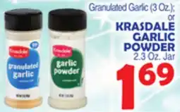 Bravo Supermarkets KRASDALE GARLIC POWDER offer
