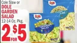 Bravo Supermarkets DOLE GARDEN SALAD offer