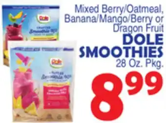 Bravo Supermarkets DOLE SMOOTHIES offer