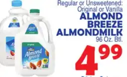 Bravo Supermarkets ALMOND BREEZE ALMOND MILK offer