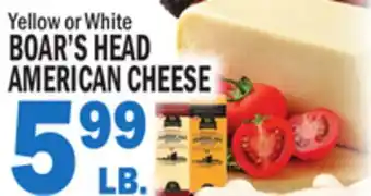Bravo Supermarkets BOAR'S HEAD AMERICAN CHEESE offer