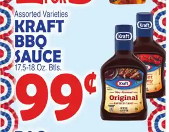 Bravo Supermarkets KRAFT BBQ SAUCE offer