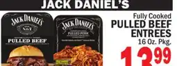 Bravo Supermarkets JACK DANIEL'S Fully Cooked PULLED BEEF ENTREES offer