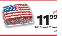 Weis Markets 1/8 Sheet Cakes offer