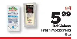 Weis Markets BelGioioso Fresh Mozzarella offer