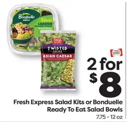 Weis Markets Fresh Express Salad Kits or Bonduelle Ready To Eat Salad Bowls offer