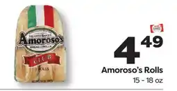 Weis Markets Amoroso's Rolls offer