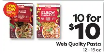 Weis Markets Weis Quality Pasta offer