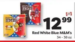Weis Markets Red White Blue M&M's offer