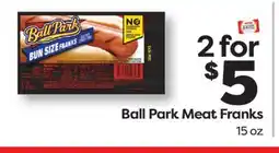 Weis Markets Ball Park Meat Franks offer