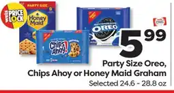 Weis Markets Party Size Oreo, Chips Ahoy or Honey Maid Graham offer