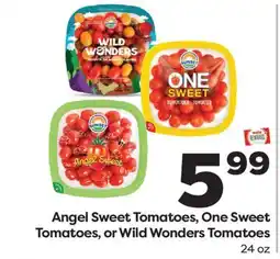 Weis Markets Angel Sweet Tomatoes, One Sweet Tomatoes, or Wild Wonders Tomatoes offer