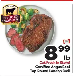 Weis Markets Certified Angus Beef Top Round London Broil offer