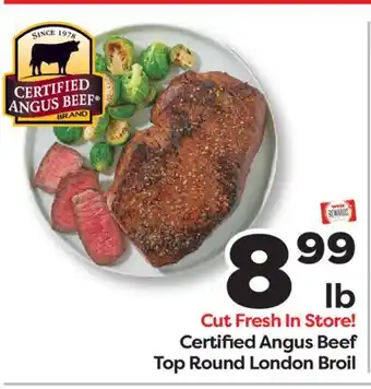 Weis Markets Certified Angus Beef Top Round London Broil offer
