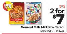 Weis Markets General Mills Mid Size Cereal offer