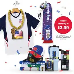 CVS FIFA apparel, drinkware, and more offer