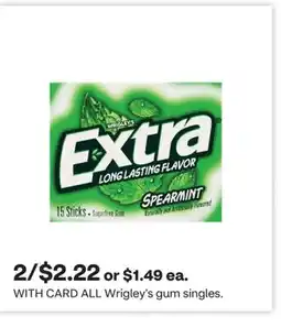 CVS ALL Wrigley's gum singles offer