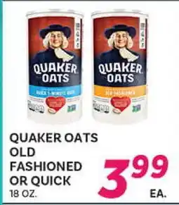 El Paso Grande QUAKER OATS OLD FASHIONED OR QUICK offer