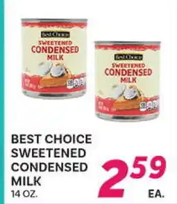 El Paso Grande BEST CHOICE SWEETENED CONDENSED MILK offer