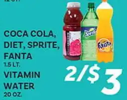 El Paso Grande COCA COLA, DIET, SPRITE, FANTA, VITAMIN WATER offer
