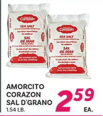 El Paso Grande AMORCITO CORAZON SAL D'GRANO offer