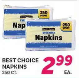 El Paso Grande BEST CHOICE NAPKINS offer