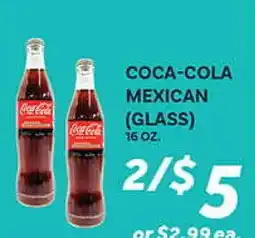 El Paso Grande COCA-COLA MEXICAN (GLASS) offer