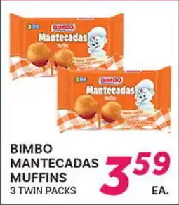 El Paso Grande BIMBO MANTECADAS MUFFINS offer