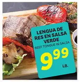 El Paso Grande LENGUA DE RES EN SALSA VERDE offer