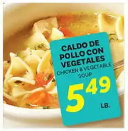 El Paso Grande CHICKEN & VEGETABLE SOUP offer