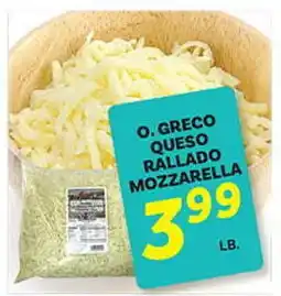 El Paso Grande O. GRECO QUESO RALLADO MOZZARELLA offer