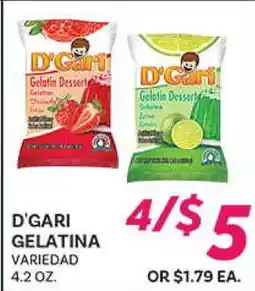 El Paso Grande D'GARI GELATINA offer