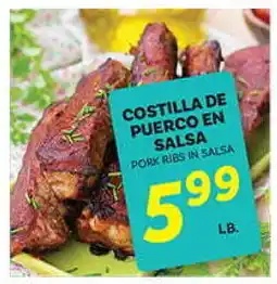 El Paso Grande PORK RIBS IN SALSA offer