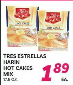 El Paso Grande TRES ESTRELLAS HARIN HOT CAKES MIX offer