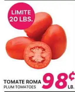 El Paso Grande TOMATE ROMA offer