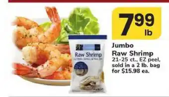 Safeway Jumbo Raw Shrimp offer