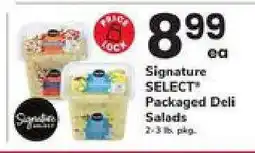 Safeway Signature SELECT Packaged Deli Salads offer