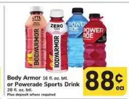 Safeway Body Armor or Powerade Sports Drink offer