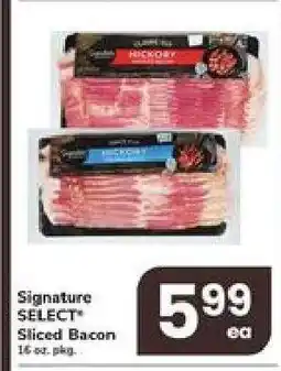 Safeway Signature Select Sliced Bacon offer