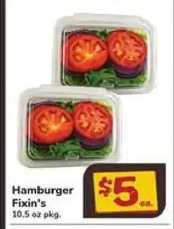 Safeway Hamburger Fixin's offer
