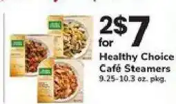 Safeway Healthy Choice Café Steamers offer
