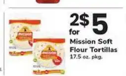 Safeway Mission Soft Flour Tortillas offer