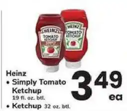 Safeway Heinz Simply Tomato Ketchup offer