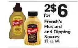 Safeway French's Mustard and Dipping Sauces offer