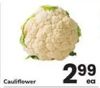 Safeway Cauliflower offer